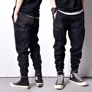 Style Fashion Men Jeans Loose Fit Street  Jeans